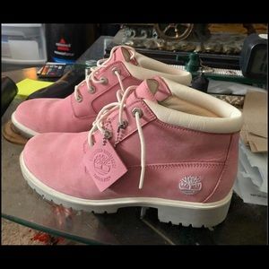 Timberland Pink Ladies Boots size 8.5